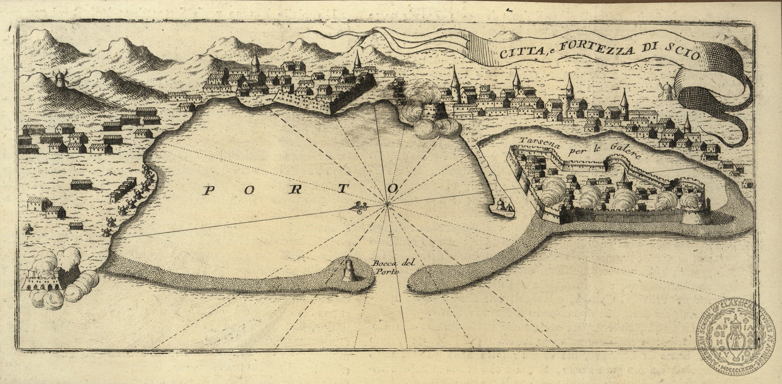 Citta, e Fortezza di Scio